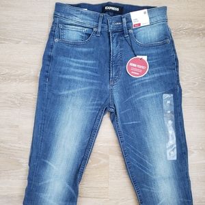 Express High Waisted Jean Legging 4R